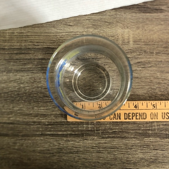 Vtg Dominion Glass July Flower of the Month Glass - Picture 9 of 10